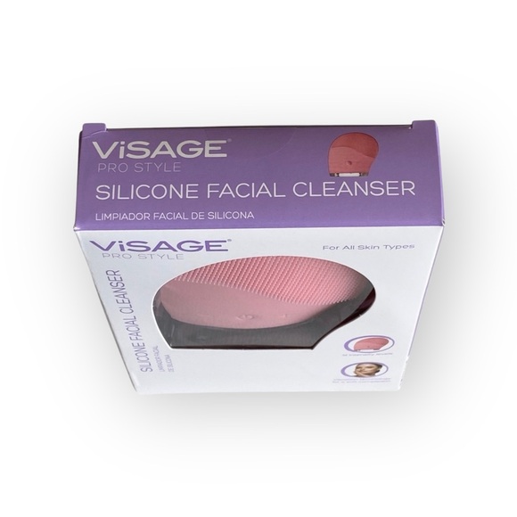 new Visage ㋛ Silicone Facial Cleansing Brush ㋛ Sonic Barbie Pink ㋛ - Picture 4 of 10